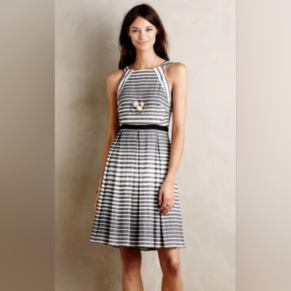 Eva Franco Dresses & Skirts - Eva Franco Striped Fit & Flare Dress 6